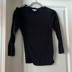 Pink Lilly black shirt